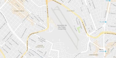 מפה של Congonhas airport