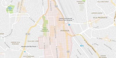 מפה של Ipiranga סאו פאולו