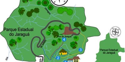 מפה של Jaraguá שיא