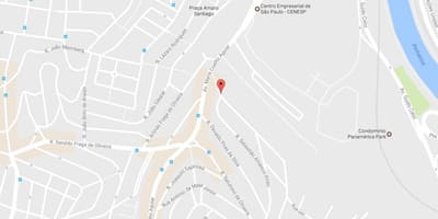 המפה של ג ' רדים São Luís סאו פאולו