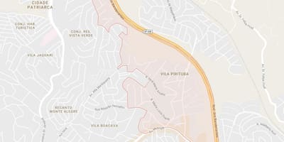 מפה של Pirituba סאו פאולו