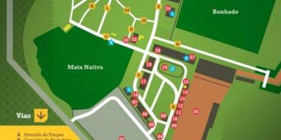 מפה של Rodeio סאו פאולו פארק