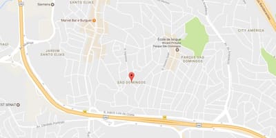 מפה של São Domingos סאו פאולו