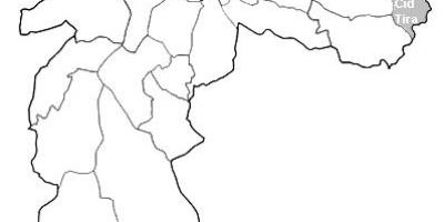 מפה של אזור Leste 2 סאו פאולו