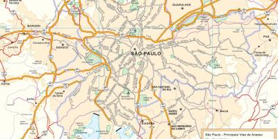 מפה של סאו פאולו